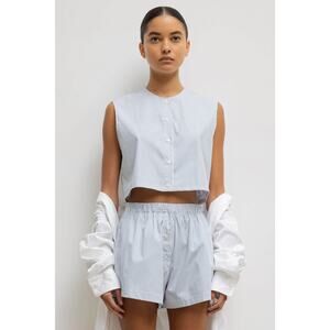 Leset Yoshi Crewneck Vest Seaside Stripe - S